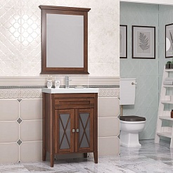 Opadiris Зеркало для ванной Палермо 60 светлый орех – фотография-4